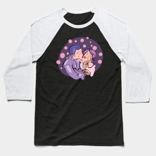 Lovers kissing Baseball T-Shirt